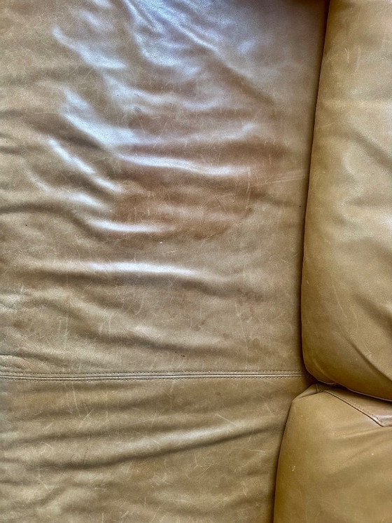 Image 1 of Sitz aus cognacfarbenem Leder