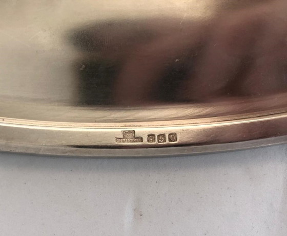 Image 1 of Christofle versilberte Servierplatte