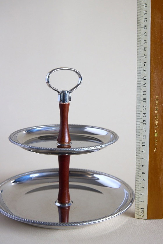 Image 1 of Alzata per torta a 2 livelli Alfra Alessi