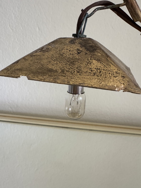 Image 1 of Lampada in bronzo Hakuli Israele anni '50