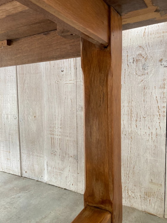 Normandische Boerderijtafel 219x94cm – Eettafels, Metal, Wood (photo 8 of 15)