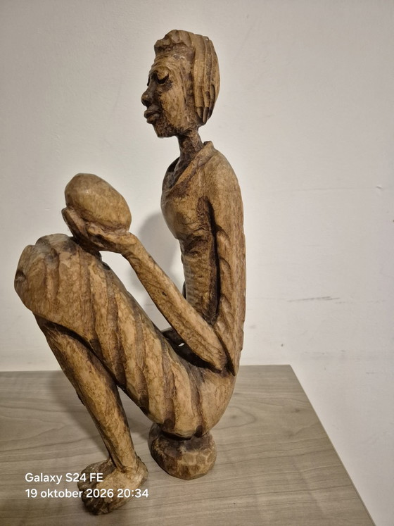 Louis love nomad Skulptur – Bildhauerei, Holz (photo 3 of 6)