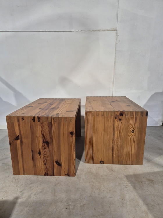 Image 1 of Une paire de tables d'appoint Ate van Apeldoorn
