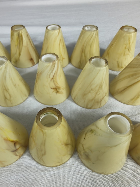 Image 1 of Marble lampshades for G4 fitting with clamp spring