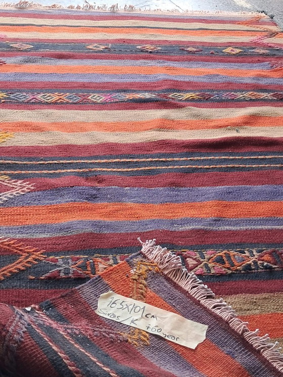 Image 1 of Kilim turco tejido a mano 165x101cm