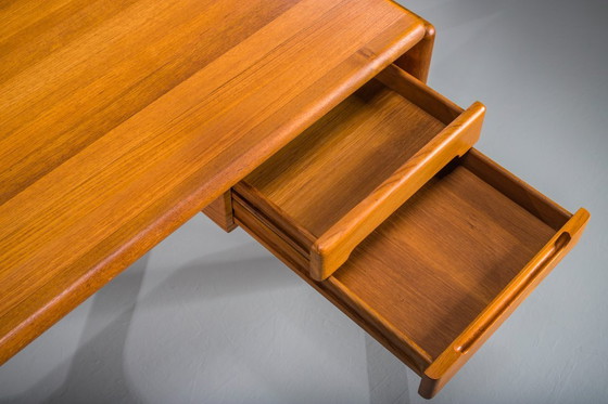 Image 1 of Vintage Danish Cabinetmaker Desk in Teak, 1950s