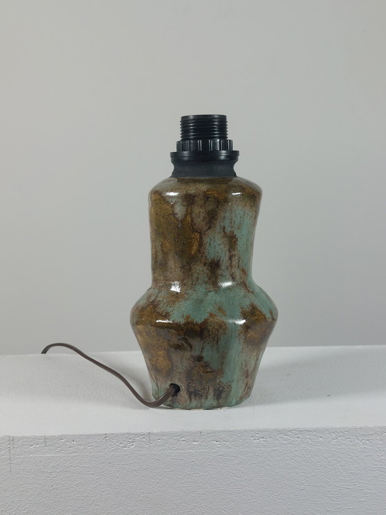 Image 1 of Lampada da tavolo in ceramica d'artista vintage di metà secolo