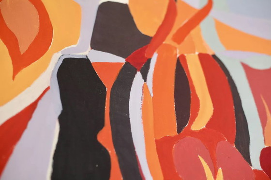 Image 1 of Psychedelic Canvas, Painting, 70's