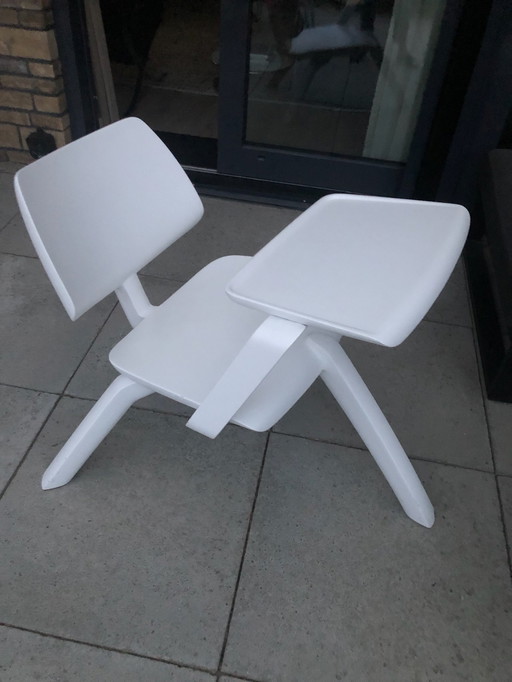 Chaise de salle blanche Gispen