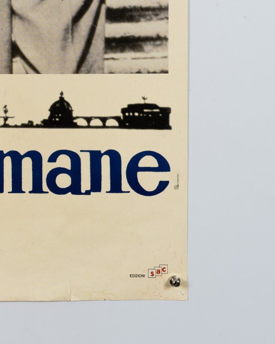Vacanze Romane – 1953 Original Vintage Movie Poster – Mid-Century Modern – 100x67 cm – Paper (photo 7 of 8)