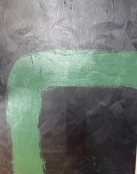Image 1 of Zeitgenössische minimalistische abstrakte Gemälde – 2er-Set