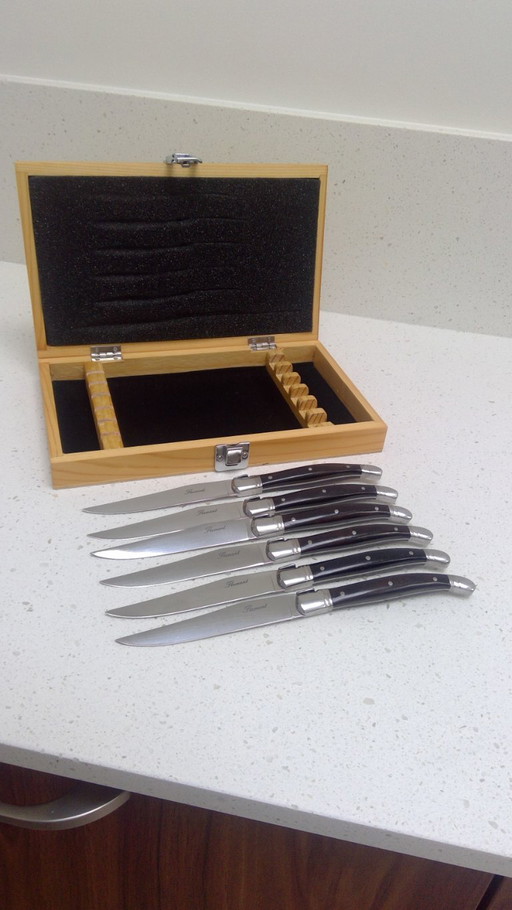 Box of 6 table knives Flamant