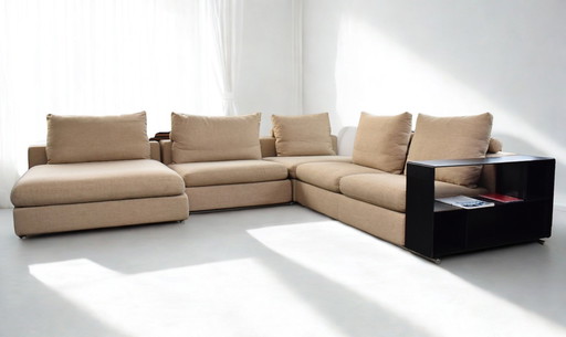 Canapé lounge modulaire Flexform Groundpiece XL, état neuf