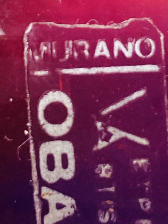 Image 1 of Beautiful vintage Murano vase - Summerso technique - design Oball for Murano