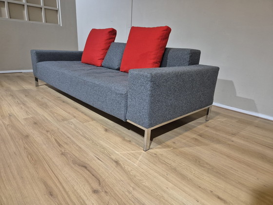 Image 1 of Zanotta Alfa 3 Seater - Gray - Wool Fabric - Top condition - Design.