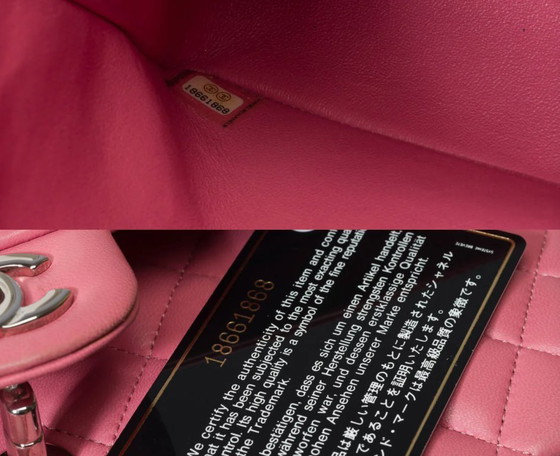 Image 1 of Sac CHANEL Timeless/Classique en Cuir Rose - 101622 