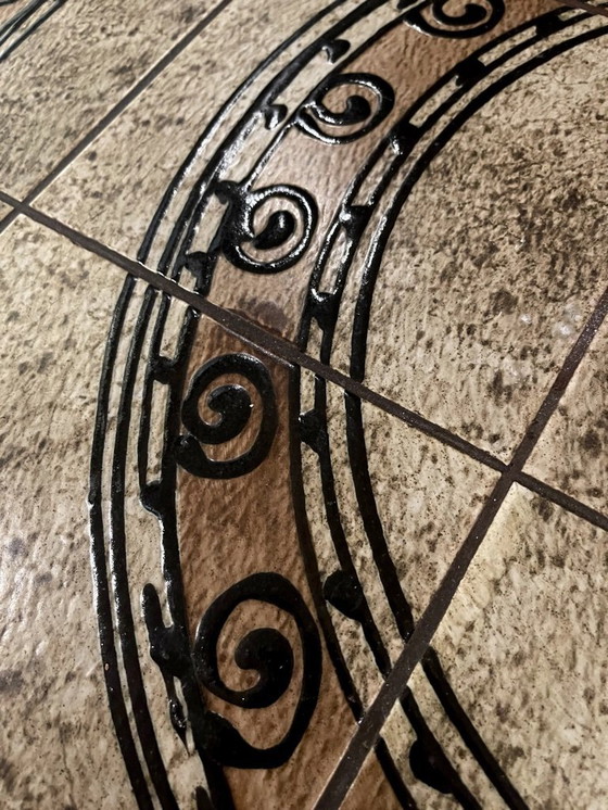 Image 1 of 1 x Danish Vintage Teak and Ceramic Coffee Table 1970s