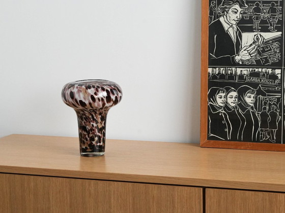 Image 1 of Glass leopard print vase, Italian design, 1970s, made in Italy