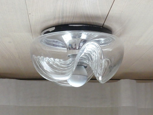 Peill & Putzler Wave ceiling lamp transparent Ø 26 cm UK1aEb