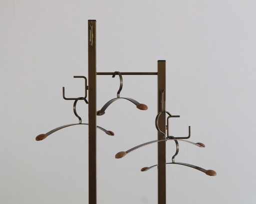 Vintage Bony Design Coat Rack With Coat Hangers