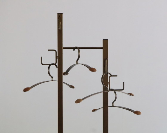 Image 1 of Vintage Bony Design Coat Rack With Coat Hangers