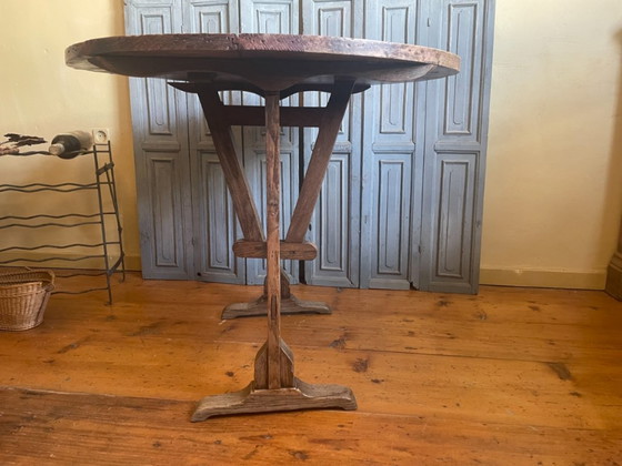 Table Vigneron Tavolo da Degustazione Tavolini Antico Francese – Wood (photo 12 of 19)