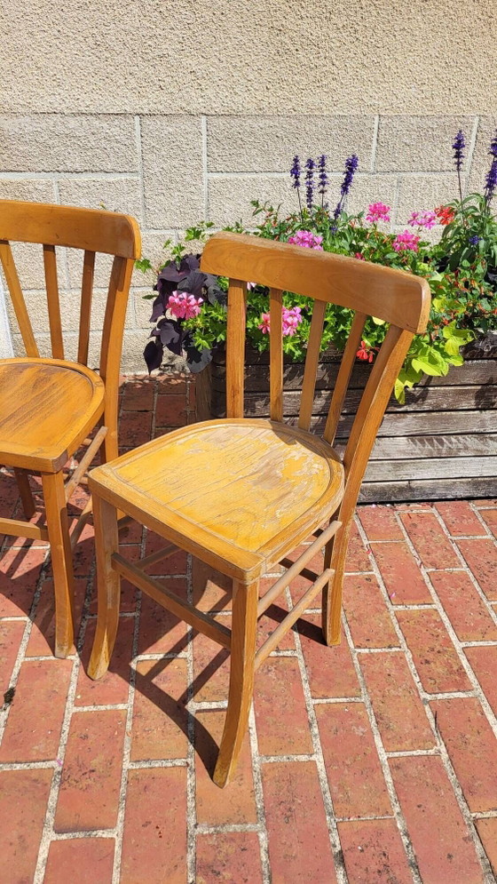 2 sedie da bistrò – Sedie da pranzo, Wood, Vintage (photo 4 of 8)