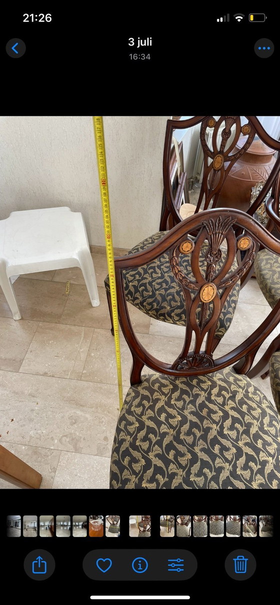 Image 1 of 6 Höllenstühle Mahagoniholz