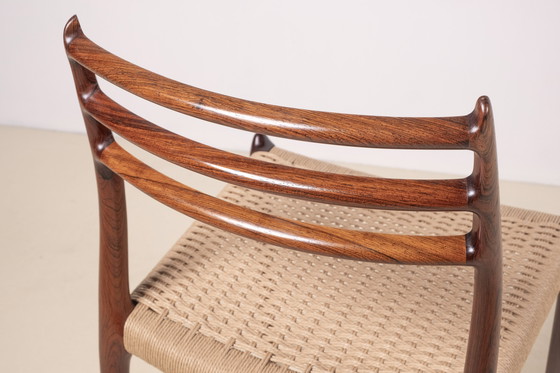 Image 1 of 1x Silla Niels Møller Modelo 78 en palisandro, Dinamarca, década de 1960