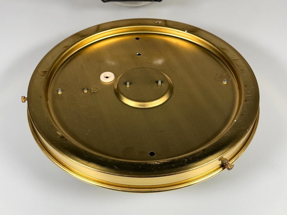 Image 1 of 1960s/70s ceiling lamp, Glashütte Limburg, Germany, Plafoniere, glass & metal