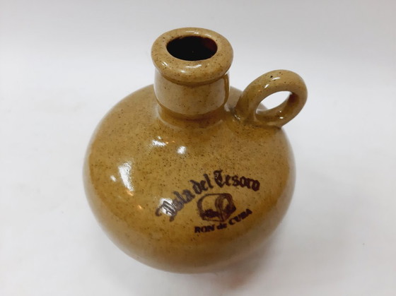 Image 1 of Empty Stoneware bottle, Isla del Tesoro - Ron de Cuba