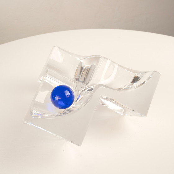 Skulpturaler Roc Vide-poche von Daum France, 1980 – Tischdekoration, Crystal (photo 23 of 26)