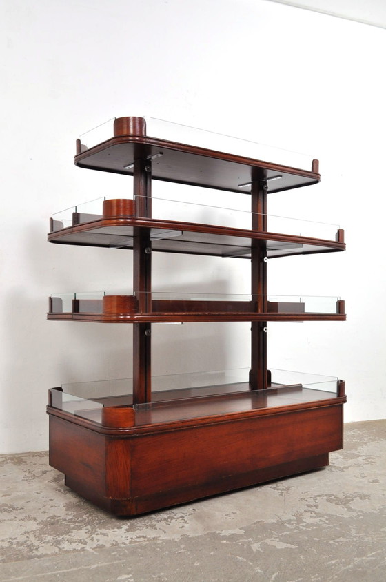 Image 1 of Vintage Etagere Mahogany 1950s
