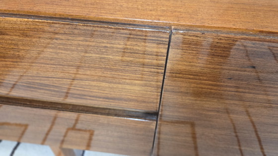 Image 1 of Vintage Scandinavian teak lowboard – Minimalist sideboard from the 60s/70s