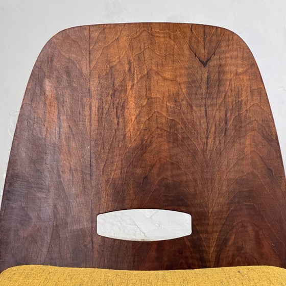 Image 1 of Juego de cuatro sillas "Lollipop" totalmente reformadas de František Jirák para Tatra Nábytok, años 60