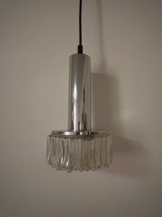 Image 1 of pair of Staff Leuchten bubble pendant lights 