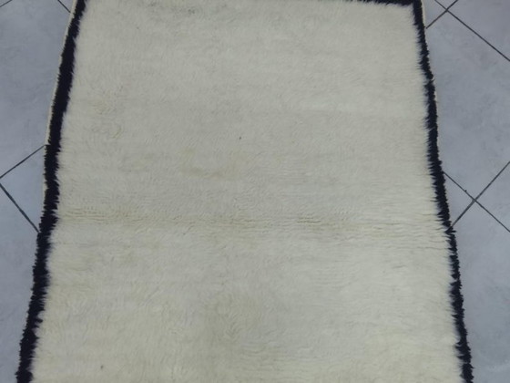 Image 1 of Tapis marocain blanc artisanal 250cmx150cm 