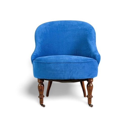 Poltrona antica vittoriana, rara, 1890