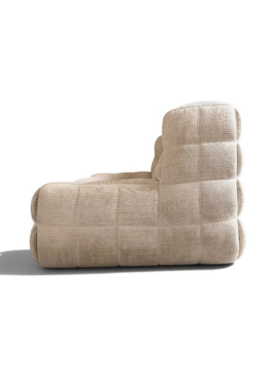 Divano Kashima 2 posti Michel Ducaroy, Ligne Roset, velluto ecrù – Divani 2 posti (photo 4 of 13)