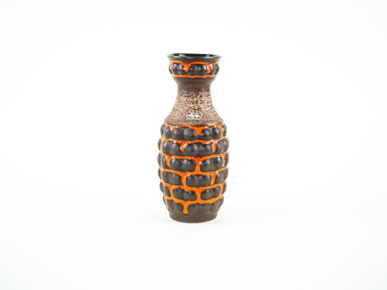 Vaso in ceramica, design tedesco, anni '60, prodotto nella Germania Ovest, Vasi, Multicolore (foto 3 di 8)