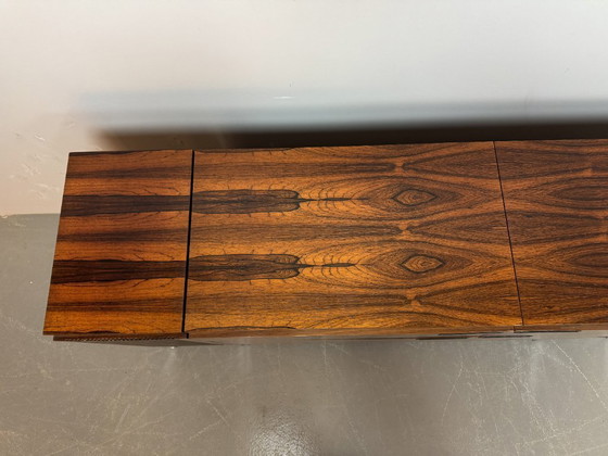 Image 1 of Mid-Century Blaupunkt Arizona Stereo Console with Integrated PE2010 Turntable and Matched Rosewood Veneer Speakers, Germany 1960