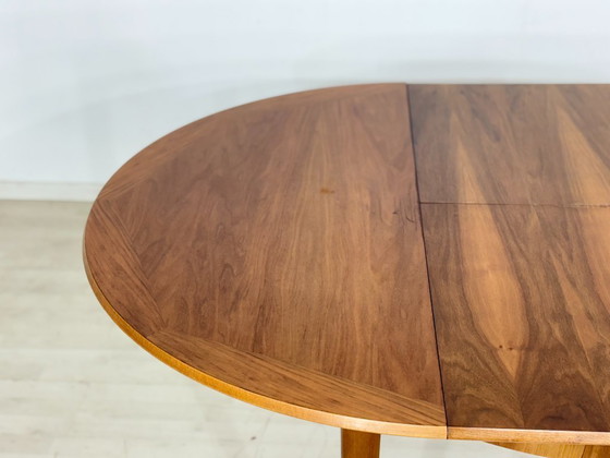 Image 1 of Beautiful vintage dining table / Mid-century kitchen table / Extendable wooden table