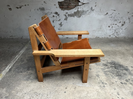 Image 1 of Kurt Østervig Hunting chair Deens design fauteuil eik leder