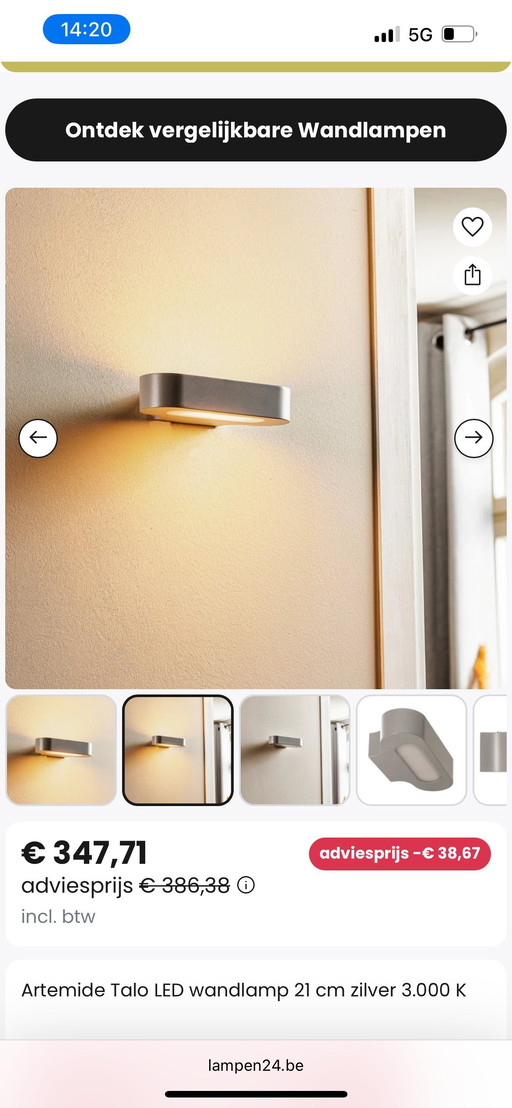 Applique Artemide Talo