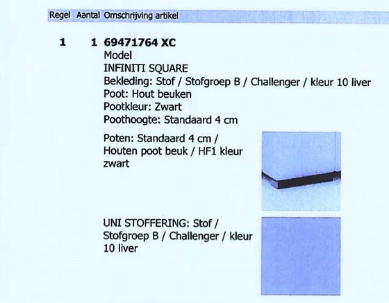 Image 1 of Montel sofa - infinity square