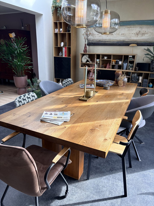 Diseño holandés DDPara eikenhouten tafel 260x120