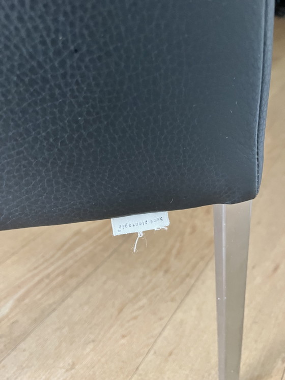 Bert Plantagie eettafel met 6 lederen stoelen – Eetkamerset, Leather, Metal (photo 5 of 8)