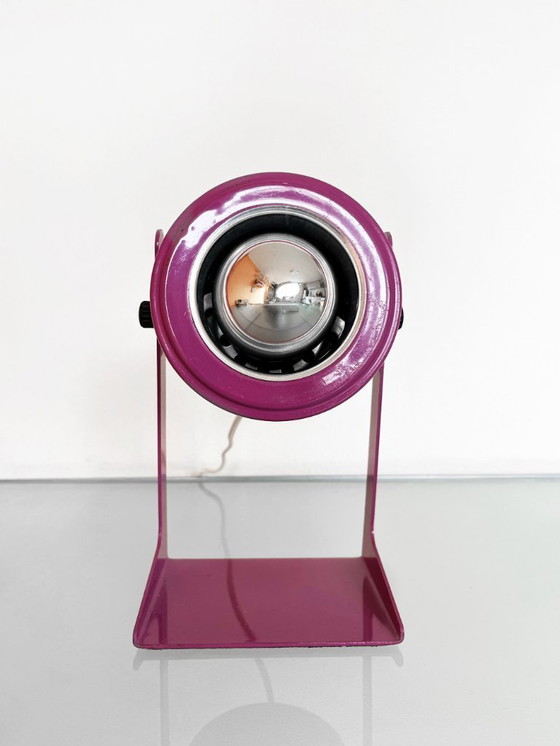Image 1 of Lampe de table Elma violette vintage de style Space Age