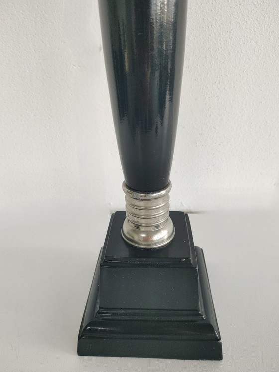 Beautiful Set of 60 cm Hollywood Regency/Neo Classic Art Deco Style Tall Vintage Table Lamps (Metal) (photo 13 of 18)