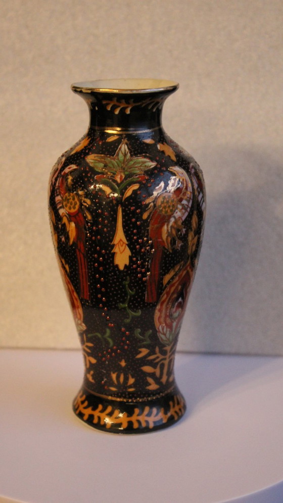 Image 1 of Piccolo vaso antico in porcellana cinese, dipinto a mano, 15 cm